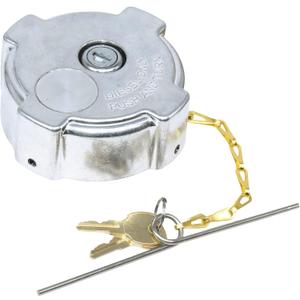 03-37017-002 Aluminum Locking Diesel Fuel Cap 3 In 1/4 Fit for 1996-2022 Freightliner 108SD 114SD 122SD Argosy Cascadia Columbia Century Coronado. # 572.1018, 600149, 03-37017-002