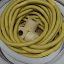 33FT Mini Split Line Set 1/4*3/8 OD HVAC Copper Tube Pipe Extension,3/8 Thickened PE Insulation Coil Air Conditioner Twin Copper Line Heating Equipment Hose with Flared Nuts (33FT (1/4+3/8) with wire)