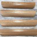 10Pcs 4.84" Wood Solid Furniture Pulls Handles, Painted Smoothly Wooden Handles Cupboard Closet Drawer Handle Pull,Hole Dis.3.78"