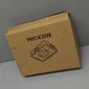 Snackle Box Container 8-Section,Clear Divided Tray w/Secure Lid & Handle,Perfect Organizer for Fruits, Veggies, Candy & Charcuterie,Dishwasher Safe,Ideal for Travel, Parties & Picnics!(1)