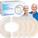50 PCS Elastic Ostomy Barrier Strips, Medical Hydrocolloid Colostomy Supplies, Skin Adhesive Ostomy Barrier Strips for Colostomy Bags, Latex Free Hydrocolloid, Blue Tab Design Easy to Tear