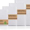 Bubble Mailers 4x8 inches 500pcs Padded Envelopes Mailers Sealing Shipping Bags for Small Business, Shipping Envelopes with Self Sealing, Waterproof and TearProof