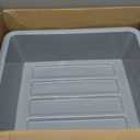 Rubbermaid Commercial Products Standard Bus/Utility Box, 7-Gallon, Gray, Heavy Duty Plastic Restaurant Wash Basin/Dish Washing Tub for Kitchen Organization/Storage