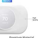 Petrichor Nest Thermostat Wall Plate - Compatible with Google Nest Thermostat 2020 - Nest Thermostat Trim Kit, Nest Thermostat Wall Plate Cover Accessory Easy Installation - Snow