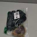 4 Pcs Winter Beanie Hat Gloves Set Pom Knit Unisex Warm Fleece Lined Hat Touchscreen Gloves for Women Men Couples Friends (Black and Red)