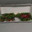 Greentime Christmas Black Berry Garland, Fake Red Berry for Indoor Outdoor Home Decoration for Winter Christmas Holiday Decor