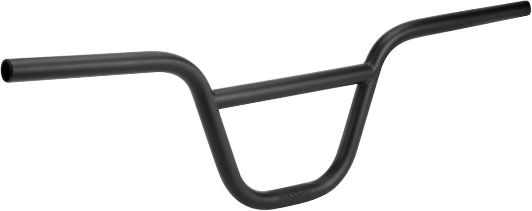 22.2 BMX Bike Handlebar 670mm, 160mm High Rise Bicycle Handlebar 6 Backsweep 3 Upsweep Steel Riser Handle Bars for E Bike, Dirt Bike, Pit Bike, ATV, Mini MX bike, MTB, Fixie Gear, 7/8 inch