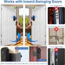 Anti-Theft Doorbell Mount No Drill Compatible with Orbitell/Reolink Video Doorbell, Adjustable Mounting Bracket Holder Accessories for Apartment Rentals, Enhanced Protection Doorbell Mount Bracket