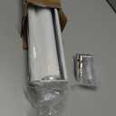 Persilux Cordless Zebra Blinds for Windows (34" W x 72" H, White) with Upgraded Cassette Light Filtering Dual Layers Sheer Roller Blinds Energy Saving Shades for Office and Home