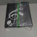 Sheet Music Folder, 8.5  11 Music Binder, 4 Page Expand, 52 Pages Capacity, Writable Choir Folder, Black