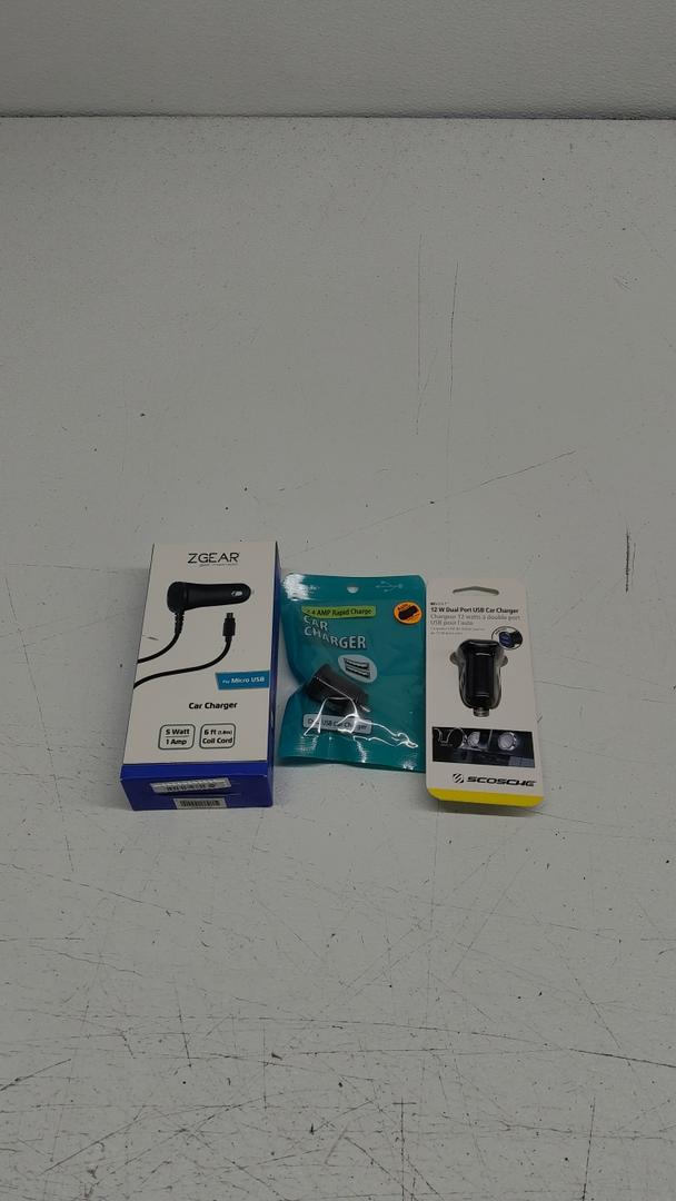 Set of 3 Car Charger
