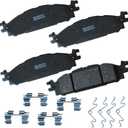 Bendix Premium SBC1508 Ceramic Front Brake Pads for Ford Explorer 2019-2011, Flex 2019-2009, Taurus 2019-2010, Lincoln MKS 2012-2009, MKT 2019-2010