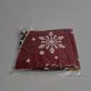 Fzbali Merry Christmas Tree Skirt 48 Inches, Xmas Large Lace-up Red Green Buffalo Plaid Check Tree Skirt, Santa Max Snowflakes Rustic Home Decorations New Year Holiday Party Farmhouse Decor