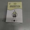 GROSMIMI Spill Proof no Spill Magic Sippy Cup with Straw with Handle for Baby and Toddlers, Customizable, PPSU, BPA Free 6 oz (White)