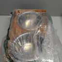 Paw Design Wooden Pet Feeder Station Stand with 2 Stainless Steel Bowls | Raised Dog Bowl Elevated Cat & Puppy Dining Table | 16 x 8.5 x 5 Inches