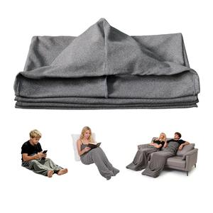 Sleep Pod for Deeper Sleep - Wearable Blanket with Comfy Hoodie, Home Camping Sleeping Bag, Guide Your Mind and Body to Restful Sleep in Your Personal Sanctuary, Portable for Travel & Home Lounging
