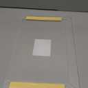 12 x 16 Acrylic Picture Frame, Horizontal/Vertical Clear Photo Frame for Wall with Tape, No Drilling Floating Hanging Frameless Picture Frame, Wall Mount Sign Holder 12x16 for Home, School, Office