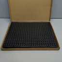 Petfolio 12 Pack Black Cat Spike Mat - 16" x 13" Scat Mat for Cats with 1" Spike is A Perfect Pet Deterrent for Indoor & Outdoor Cat Repellent to Deter Feral Cats & Dogs