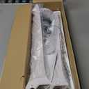 ocioc 52 inch Ceiling Fans with Lights and Remote, Dimmable Ceiling Fans with Reversible Quiet DC Motor, Flush Mount, 3CCT, White Ceiling Fan for Bedroom Living Room Indoor/Outdoor