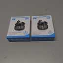 2 x Studio-Quality Wireless Ear Buds with Deep Bass & Enhanced Audio Clarity, Bluetooth 5.4, 10-Year Lifespan Earbuds, ENC Noise Cancelling Calls, Secure Fit Memory Foam Tips, IPX6 Waterproof (White)