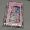 2 x Waterproof Phone Pouch, IPX8 Cell Phone Case for iPhone 15 14 13 Pro Max Plus Galaxy S22 S23 up to 7" Essential Dry Bag for Beach Cruise Ship, 2 Pack(Black+White)