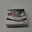 8 Inch Steel Wire Weed Eater Blades, Universal Weed Eater Attachments, Brush Cutter Trimmer Blade with Universal Adapter Kits, Unbreakable Wired Weed Eater Head Replacement for Removing Moss Weed Rust