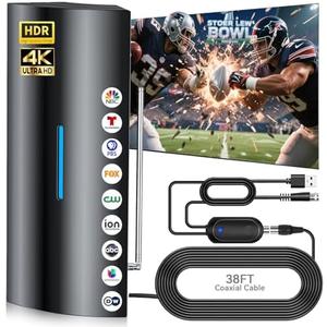 TV Antenna Indoor,Digital Antenna for Smart TV Indoor,Strongest Long Range Antenna