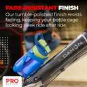 Pro-Bike Tool Bike Water Bottle Cage - Nylon & Glass Fiber - Lightweight 46g - Secure Retention - Fits 20-32 oz Bottle - Quick Install with Stainless Steel Bolts - Blue - Road & Mountain Bikes