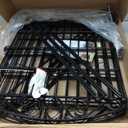 Garden Fence 12 Panel - 30in H x 23.6ft L, No Dig Rustproof Metal Tall Animal Barrier for Dogs Rabbits, Decorative Outdoor Border for Yard, Patio, and Flower Beds