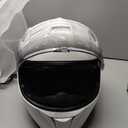 LEM Motorcycle Helmets Full Face for Men, Motorcycle Helmet for Adults, DOT Certified, PINLOCK & DVS Dual Vision, Motorcycle Street Bike Helmet, Bluetooth Speaker Pockets (White X-Large) VZN FP09 (White, XL)