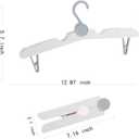 Portable with Clips Folding Clothes Hangers, Cruise Ship Essentials Portable Folding Clothes Hangers,Travel Accessories Foldable Clothes Drying Rack for Travel, 2 Pieces