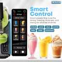 Iceman by Chefman Slush-Ease MAX 90oz Slushie Machine, 64oz Liquid Capacity Frozen Drink Maker & Slushy Machine with 5 Presets and LED Display, Perfect for Frozen Margaritas, Frappes, Smoothies