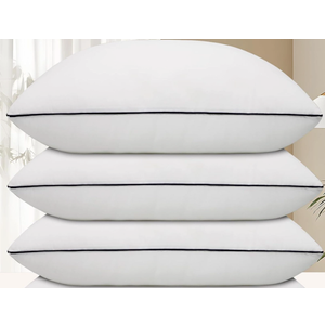 Hotel Collection Bed Pillows for Sleeping 4 Pack King Size Cooling Pillows Set of 3 for Back, Stomach or Side Sleepers, Super Soft Down Alternative Microfiber Filled Pillows