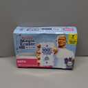 Mr. Clean Magic Eraser Sponge, Bathroom Cleaner, Shower Cleaner, Tub Cleaner, Soap Scum Remover, Bathroom Cleaning Supplies, Dawn Cleaning Power with Febreze Lavender Scent, 2 in 1 Bath, 7ct