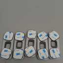 5 Pack Child Proof Refrigerator Lock, QYESWHSR Fridge Locks for Kids with Sticky Adhesive Pads, Child Safety Locks for Doors, RV Refrigerator, Oven Lock Child Safety Baby Cabinet Locks - Grey Updated (Gray)