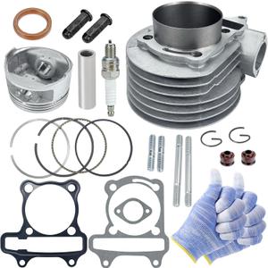 180cc Cylinder kit 62mm Big Bore Kit fit for GY6 125cc 150cc 1P52QMI 1P57QMJ Engine Scooter Moped ATV Quad