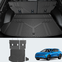 Cargo Mat for 2026 2025 2024 Chevy Equinox EV, Trunk Mat with Backrest Mat All Weather Back Seat Cover Protector for 2024-2026 Chevrolet Equinox EV Accessories Including Storage Mat