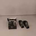 OWLTRA in-/Outdoor Safe Tunnel Snap Mouse Trap 2PCS, Instant Kill Rodent Snap Trap with Clear Tunnel Entry, Touch-Free Release, and Powerful Snap, Black,TST-217