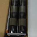 Rechargeable Acrylic Flameless Votive Candles with Timer & Remote Control, 1.7" x2.5" Flickering LED Warm Glow Tealight for Home, Wedding, Holiday Decor (Set of 6, Grey) (Gray)