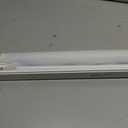 No Drill Zebra Blinds for French Door, 26 5/8" W x 72" L, White