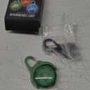 Rechargeable Safety Light | Water Reistant Bright LED Clip-On Flashing Light for Dog Walking, Running and Outdoor Activities (Green)