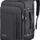 Carry On Backpack, 50L Travel Backpack, Luggage Backpack TSA Flight Approved Laptop Backpack for Men & Women, Large Expandable Bag 40L Daypack Lightweight Business Weekender Bag, Black