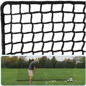 IUZEAI Golf Practice Net - Heavy Duty Nylon Netting, 10x10ft/10x15ft/10x20ft (Black)