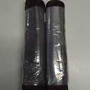 2 x TOONOW Indoor Doormats Front Door Mat,32 "x17, Low-Profile Machine Washable Kitchen Rug, Absorbent Mud Half Round Entrance Mat for Outdoors, Entryway, Patio, Bedroom,Purple