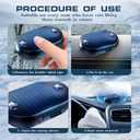 3PCS Electromagnetic Car Snow Removal Device, Anti-Freeze Windshield Defroster & Ice Melter, Automotive Snow Removal Tool for Winter Emergency