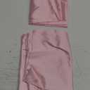 BEDELITE Satin Pillowcase with Zipper 2 Pack, Pink Pillow Cases Standard Size, Super Soft and Cooling Similar to Silk Pillow Cases, Gift for Women Men(20x26 Inches)
