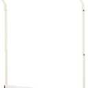 STORAGE MANIAC Adjustable Closet Rod Extender - Heavy Duty Space-Saving Clothes Hanging Bar, 1 Pack White