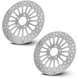 Youxmoto 2PCS 11.5 Front Brake Disc Rotors 2000-2007 For Harley Road King Street Glide Electra/Night Train/Fat Boy/Softail/Sportster/Super Glide Wide/Low Rider