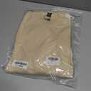 Totatuit Women Cute Cropped Sweater Mock Neck Long Sleeve Lightweight Knit Loose Pullover Sweaters 2025 Fall Trendy Outfits (Gold, M)