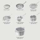 Ninja EverClad Stainless Steel Cookware 12 Piece Pots & Pans Set, All Stovetops & Induction, Oven Safe to 600F, Tri-Ply Commercial-Grade, C99012